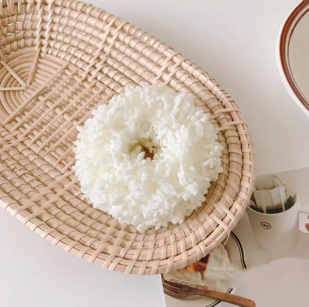 7-pc Glowing Plush Hair Ties